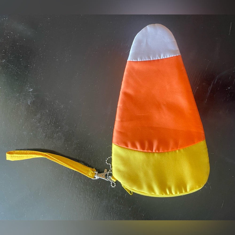 Candy Corn Wristlet Clutch